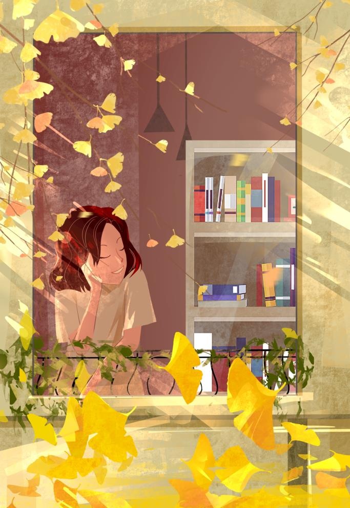 秋天插画图片