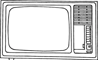 复古电视机图片