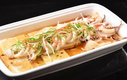 豆腐蒸鱿鱼图片