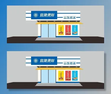 便利店门头图片