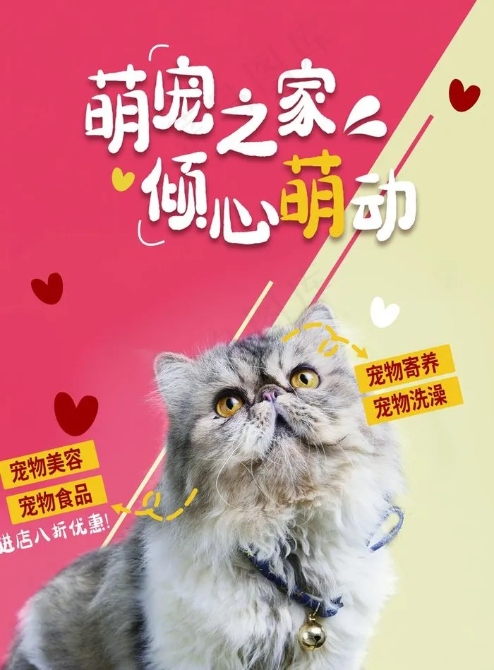 萌宠之家图片(1772x2480)psd模版下载
