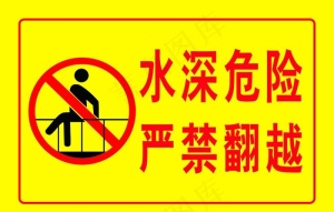 警示牌图片