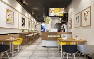 时尚餐饮店面效果图图片