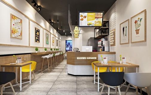 时尚餐饮店面效果图图片 时尚餐饮店面效果图图片
