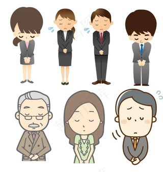 人物道歉图图片