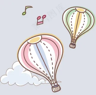 卡通气球图片