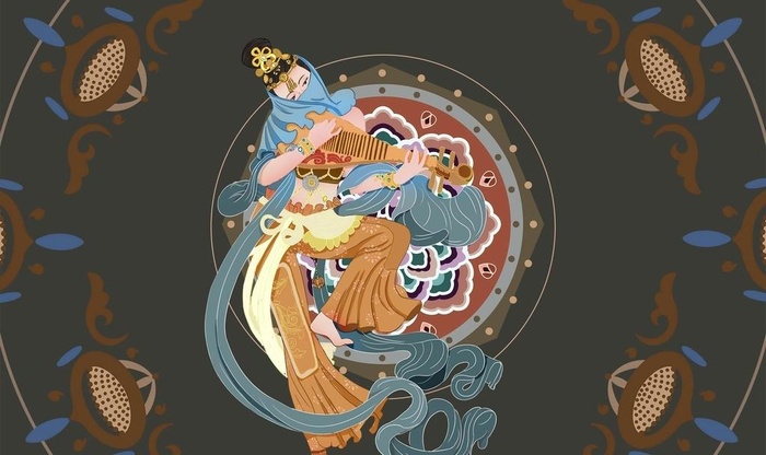 敦煌飞天图片