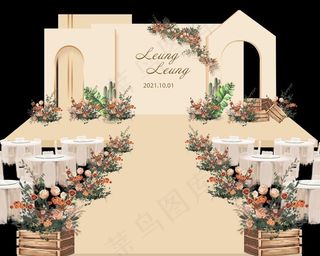 纯色婚庆设计图片