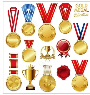 质感奖牌奖杯图片