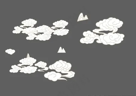 祥云矢量 中式古风 国潮图片