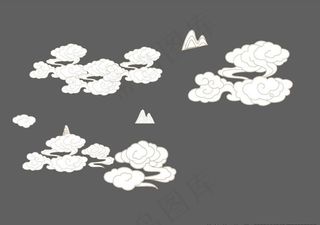 祥云矢量 中式古风 国潮图片