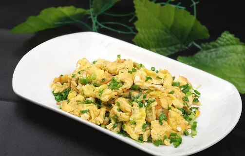 香葱炒鹅蛋图片 香葱炒鹅蛋图片