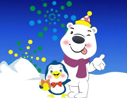 企鹅和白熊图片