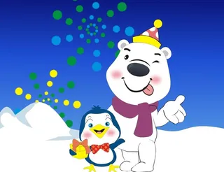 企鹅和白熊图片