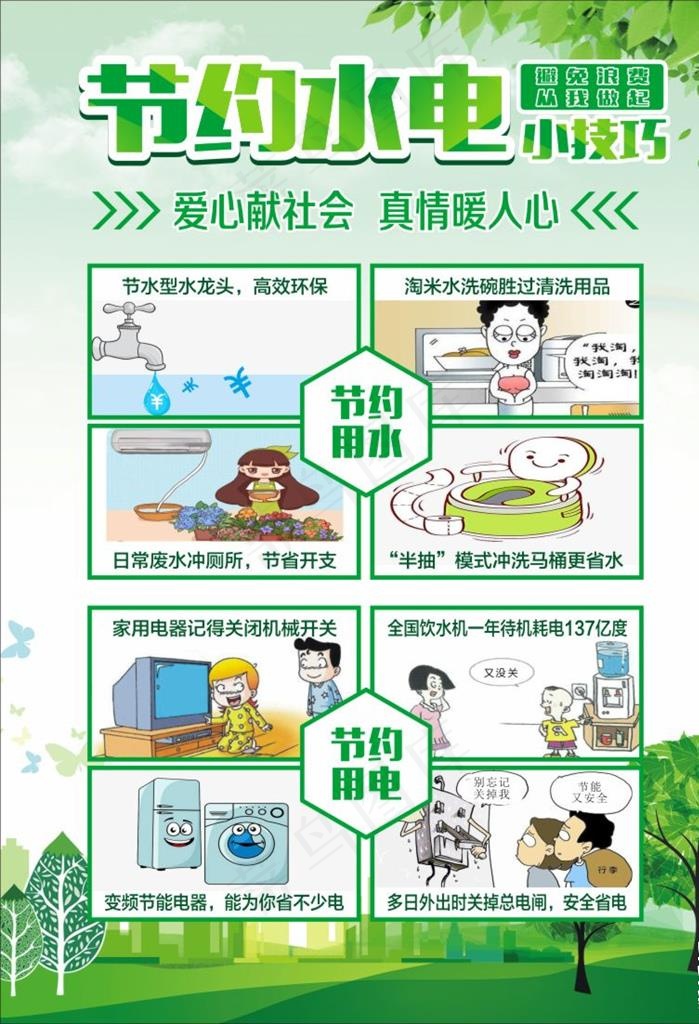 节约水电图片