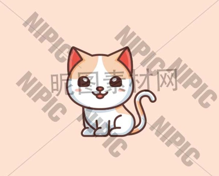 猫 矢量猫 卡通猫图片