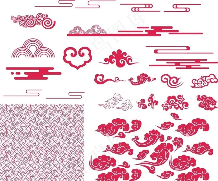 祥云图片cdr矢量模版下载