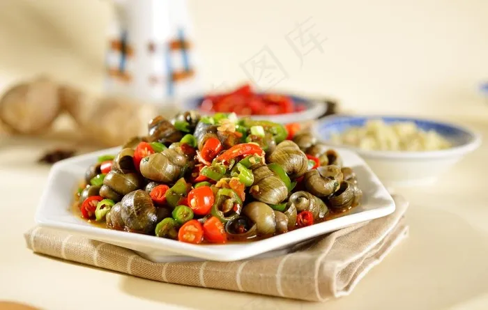 香辣爆炒螺蛳图片