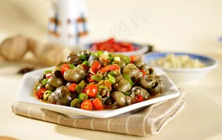 香辣爆炒螺蛳图片