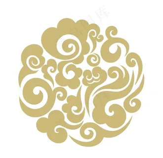 祥云底纹图片