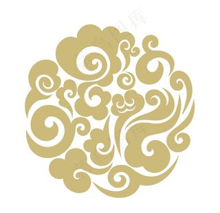 祥云底纹图片