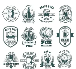 啤酒标志图片