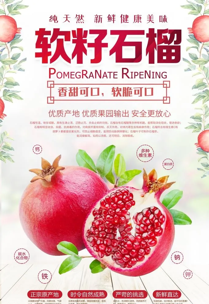 石榴图片(2362x3544)psd模版下载