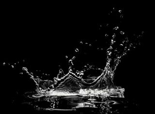 溅起的水花图片