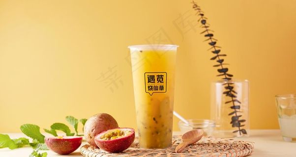 满杯百香果图片