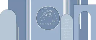 蓝色婚礼九图片