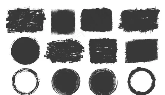 毛笔笔迹笔刷图片