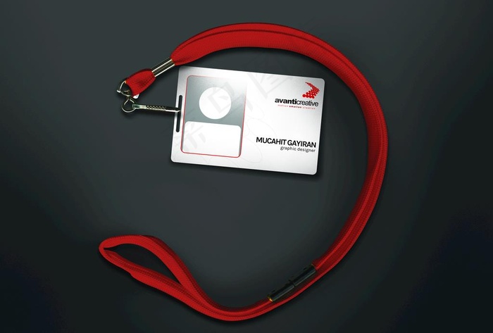 工作证样机图片