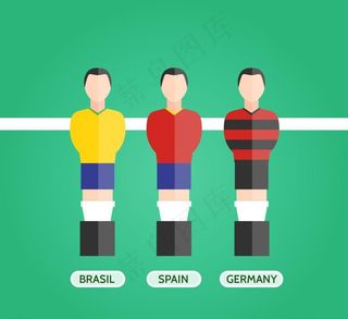 桌上足球运动员图片