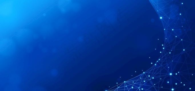 简约科技风蓝色光晕光斑背景素材图片