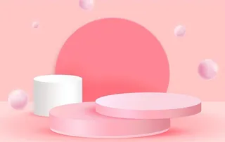 粉色几何背景图片