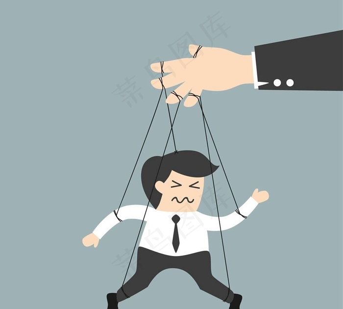 卡通商人木偶图片