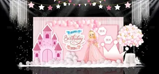 生日拍照框  满月   甜品台图片