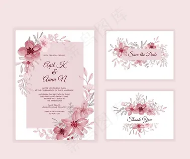 婚礼 结婚 请柬 邀请函   图片