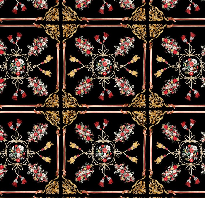 范思哲 versace 花纹图片