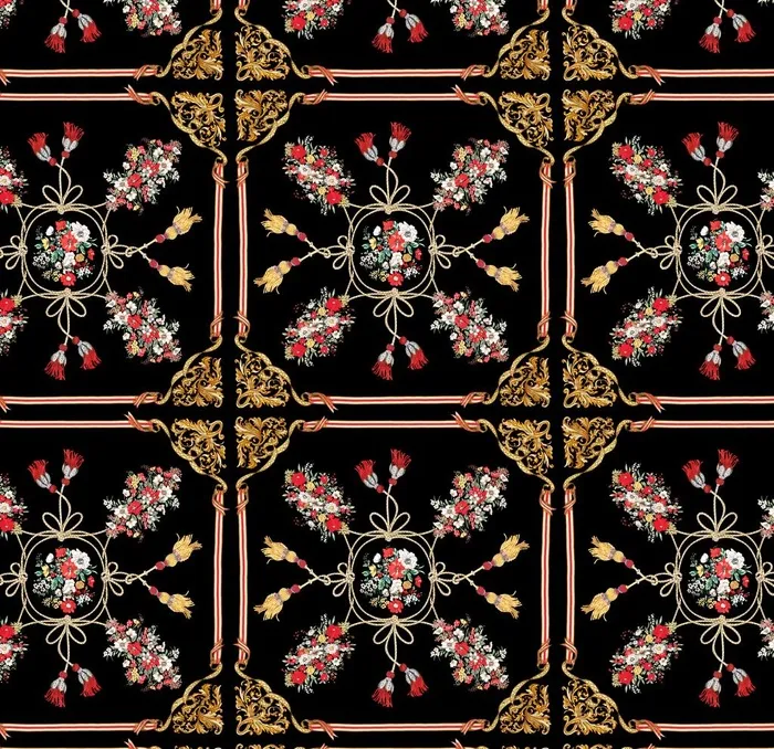 范思哲 versace 花纹图片(6024x6024)psd模版下载