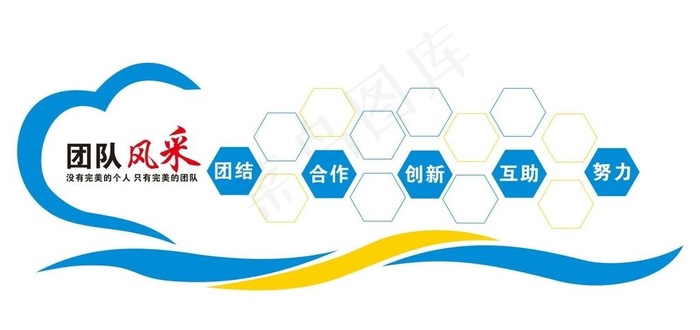 团队风采 公司企业照片文化墙图片cdr矢量模版下载