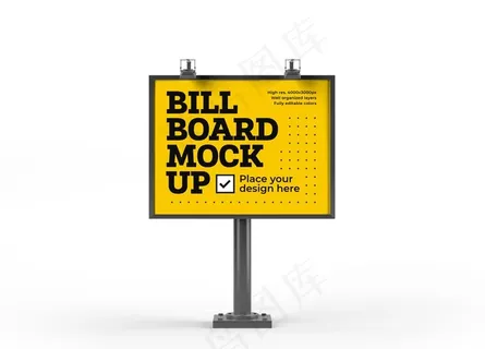 户外海报样机图片 户外海报样机图片