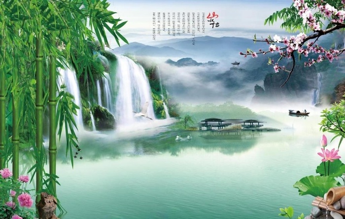 山水情图片(11900x6800)