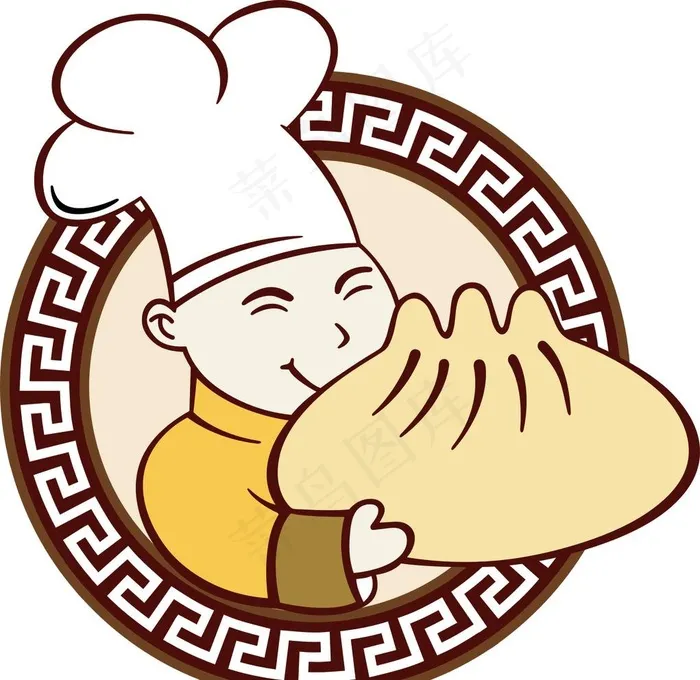 包子   标志   卡通图片cdr矢量模版下载