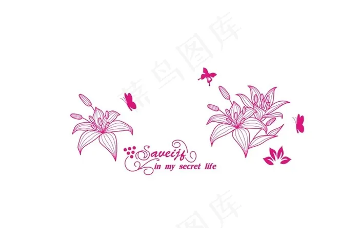 花卉矢量图图片cdr矢量模版下载