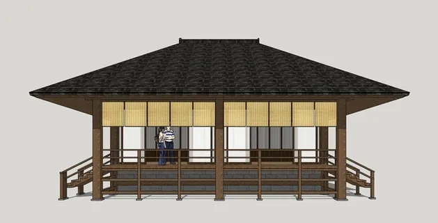 日式休闲茶室图片