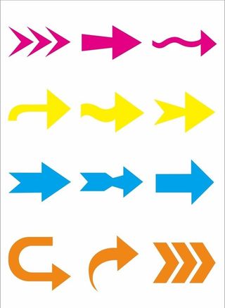 各式箭头图标素材图片