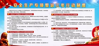 安全生产专项整治三年行动制度图片