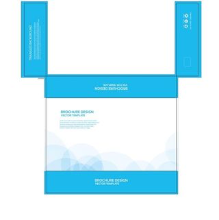 通用包装盒盒子展开图图片