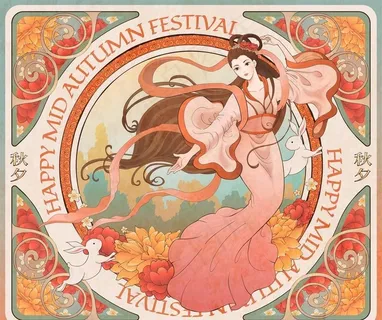 中秋插画图片 中秋插画图片